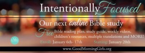 Intentionally Focused Online Women's Bible Study