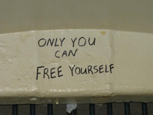 only you can free yourself